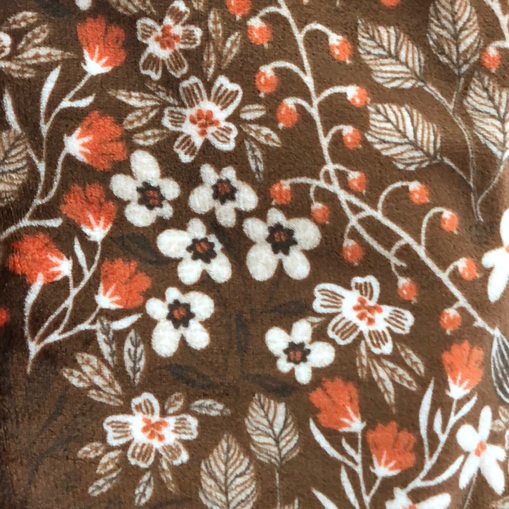 Plush throw blanket nwt cozy autumn 50 x 70 cottagecore grandmacore